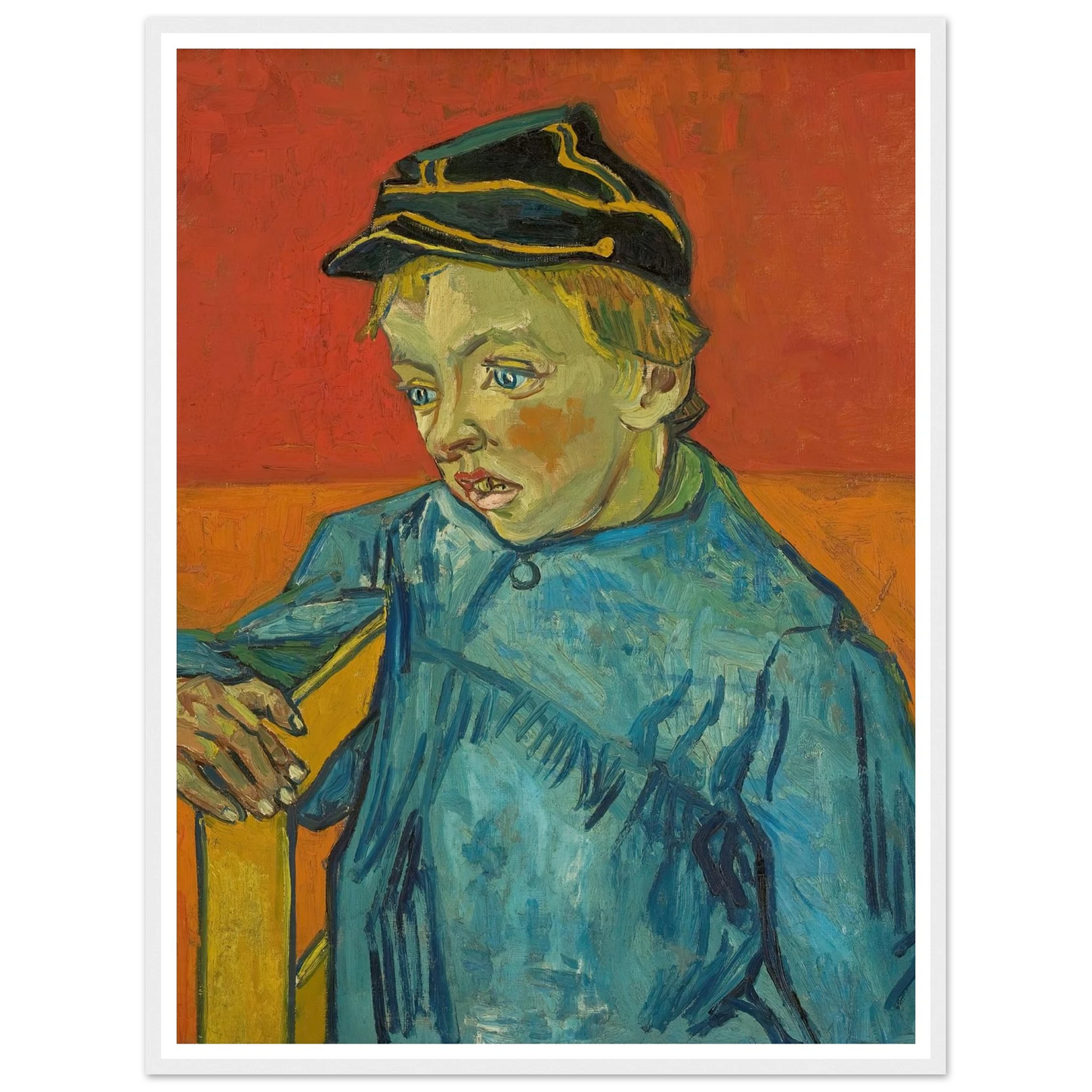 The Schoolboy (Camille Roulin) (1888) Art Print | Vincent van Gogh-Quipham Collections