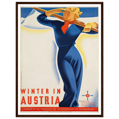 Winter in Austria Art Print | Joseph Binder-Quipham Collections