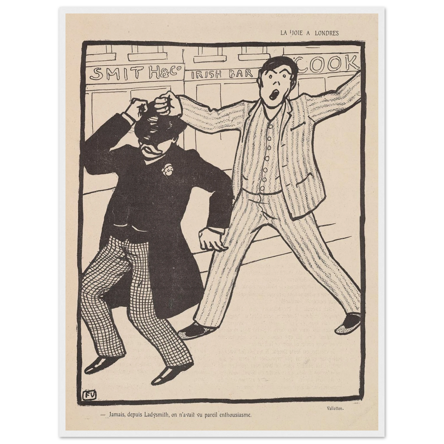 18 juillet 1903 Art Print | Felix Vallotton-Quipham Collections