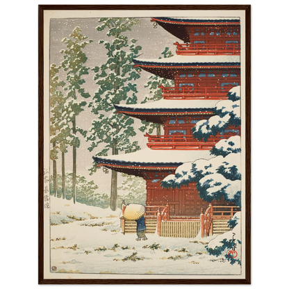 Saisho-in Temple, Hirosaki (1936) Art Print | Kawase Hasui-Quipham Collections