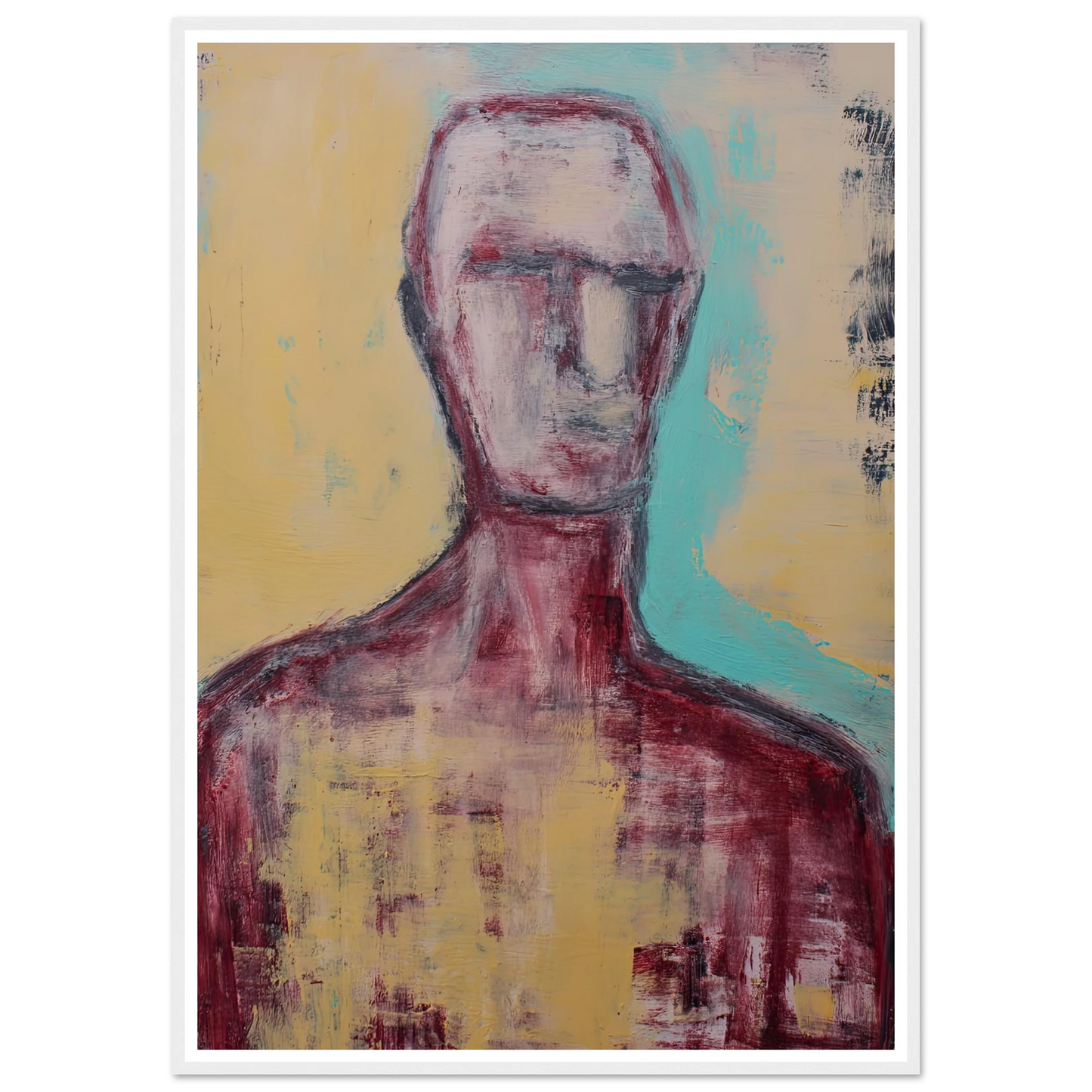 Flesh and Pale Sunlight - Framed Poster - 30x40 cm / 12x16″ - Black frame