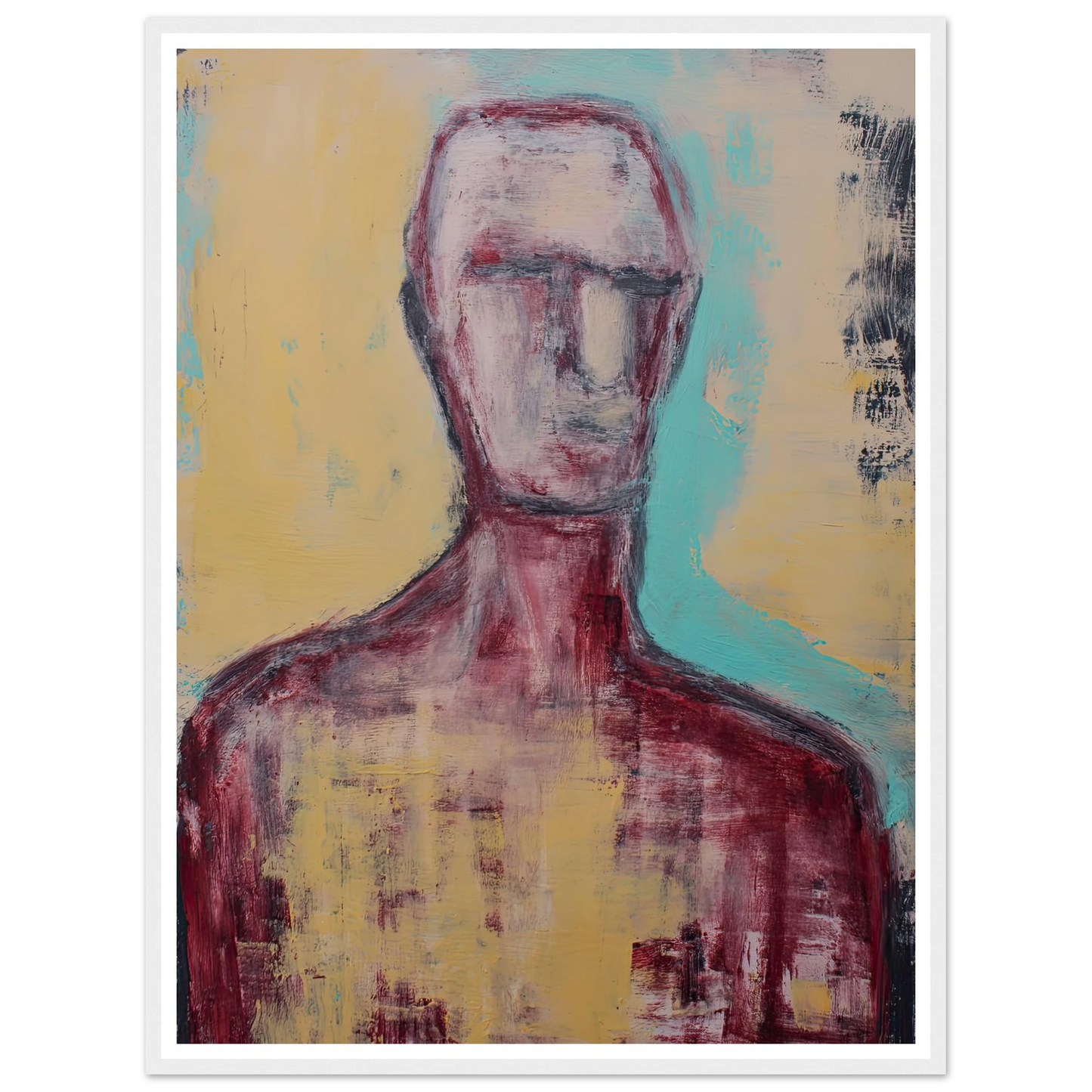 Flesh and Pale Sunlight - Framed Poster - 30x40 cm / 12x16″ - Black frame