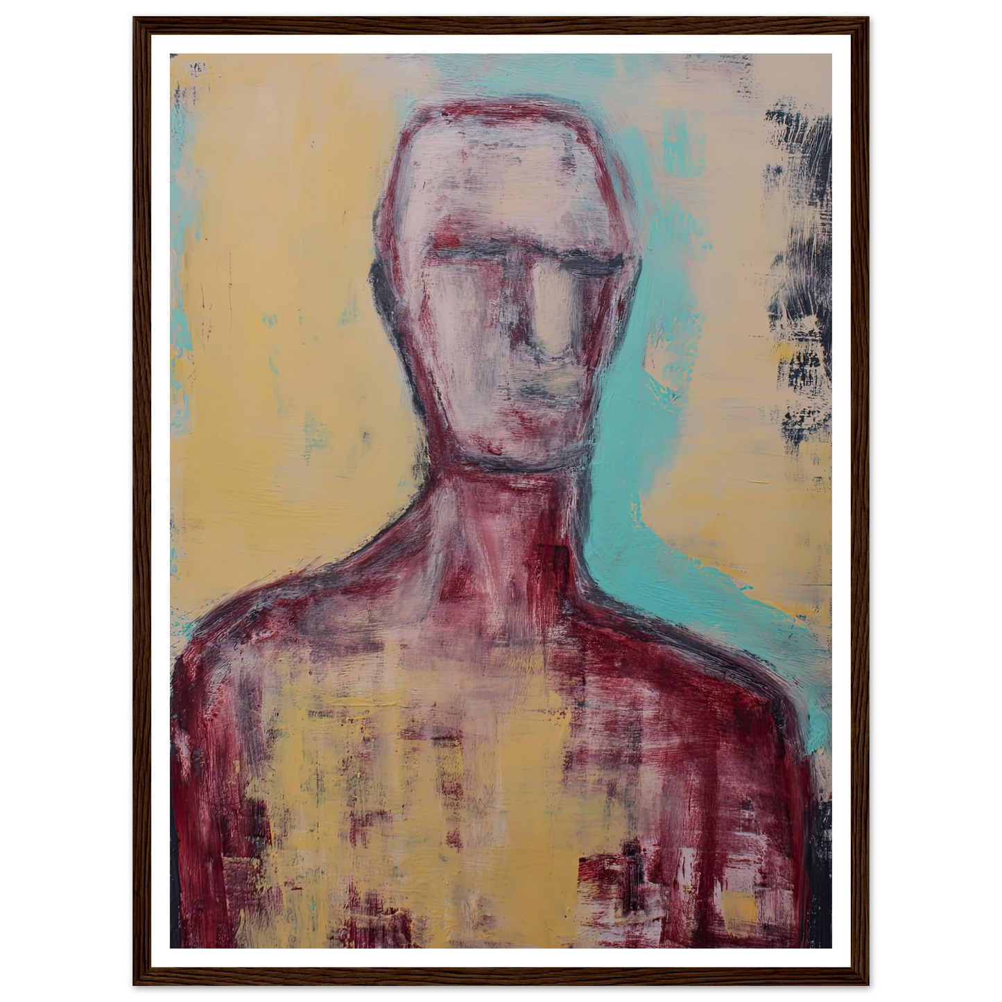 Flesh and Pale Sunlight - Framed Poster - 30x40 cm / 12x16″ - Black frame