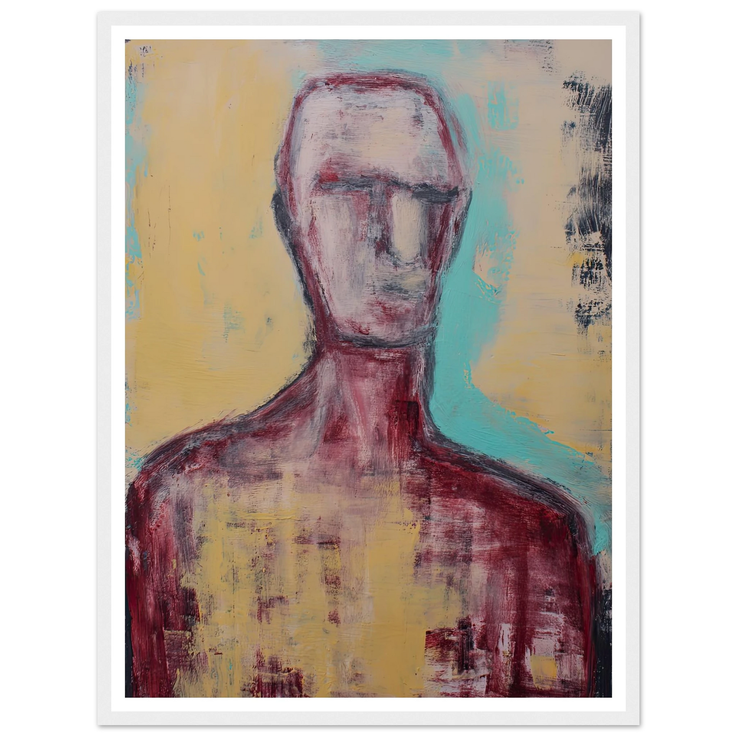 Flesh and Pale Sunlight - Framed Poster - 30x40 cm / 12x16″ - Black frame