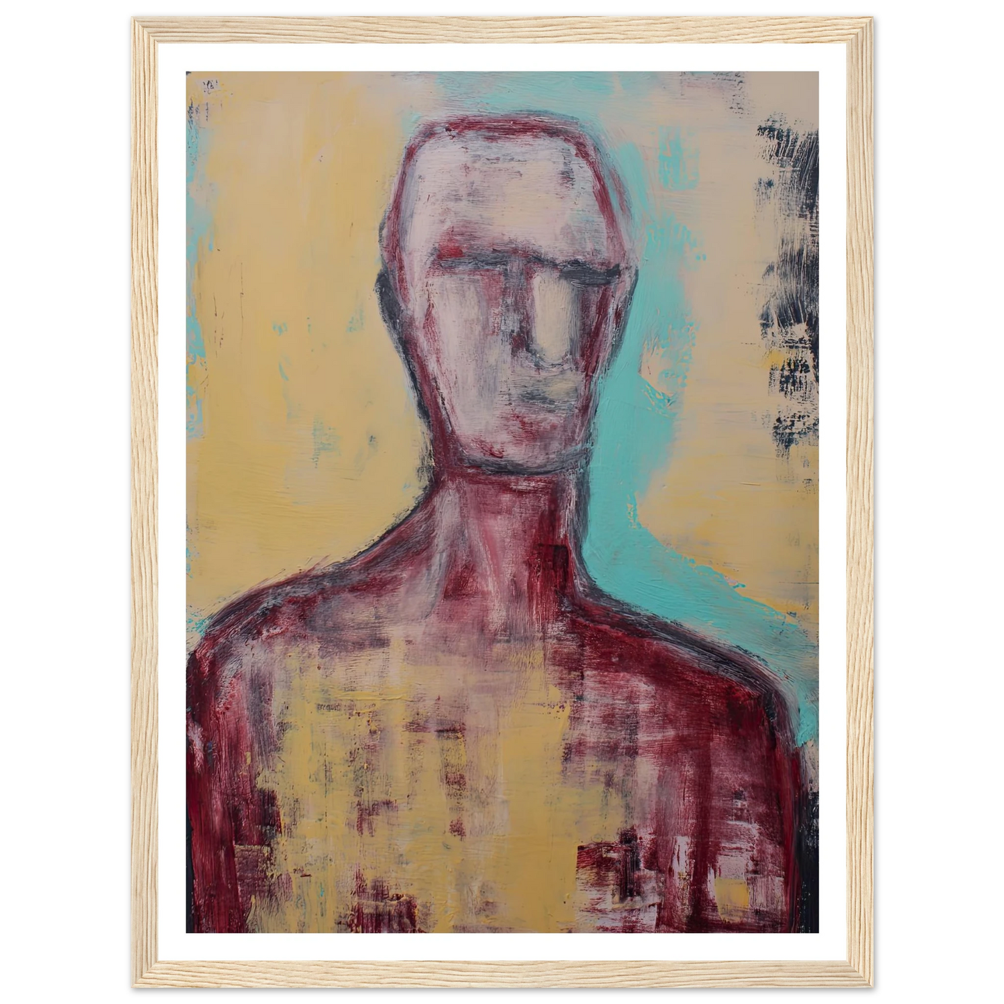 Flesh and Pale Sunlight - Framed Poster - 30x40 cm / 12x16″ - Black frame