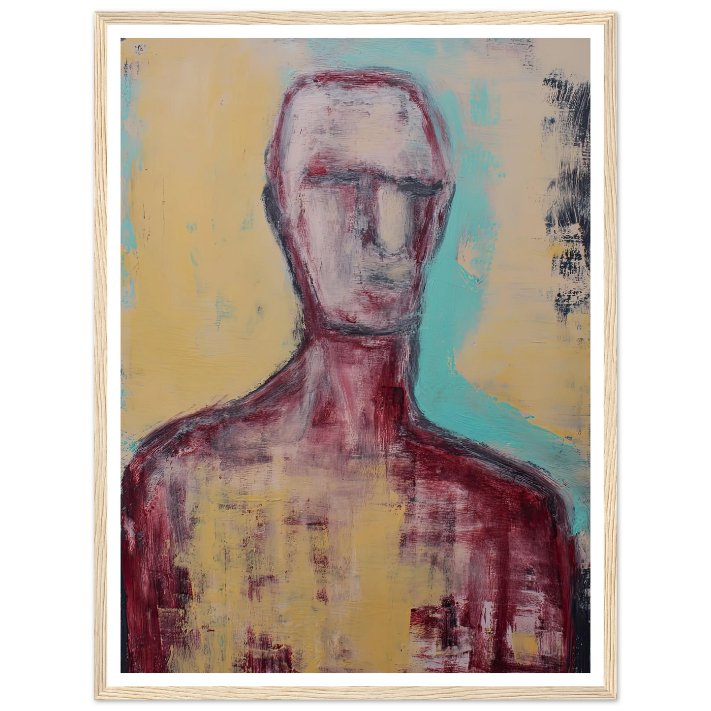 Flesh and Pale Sunlight - Framed Poster - 30x40 cm / 12x16″ - Black frame