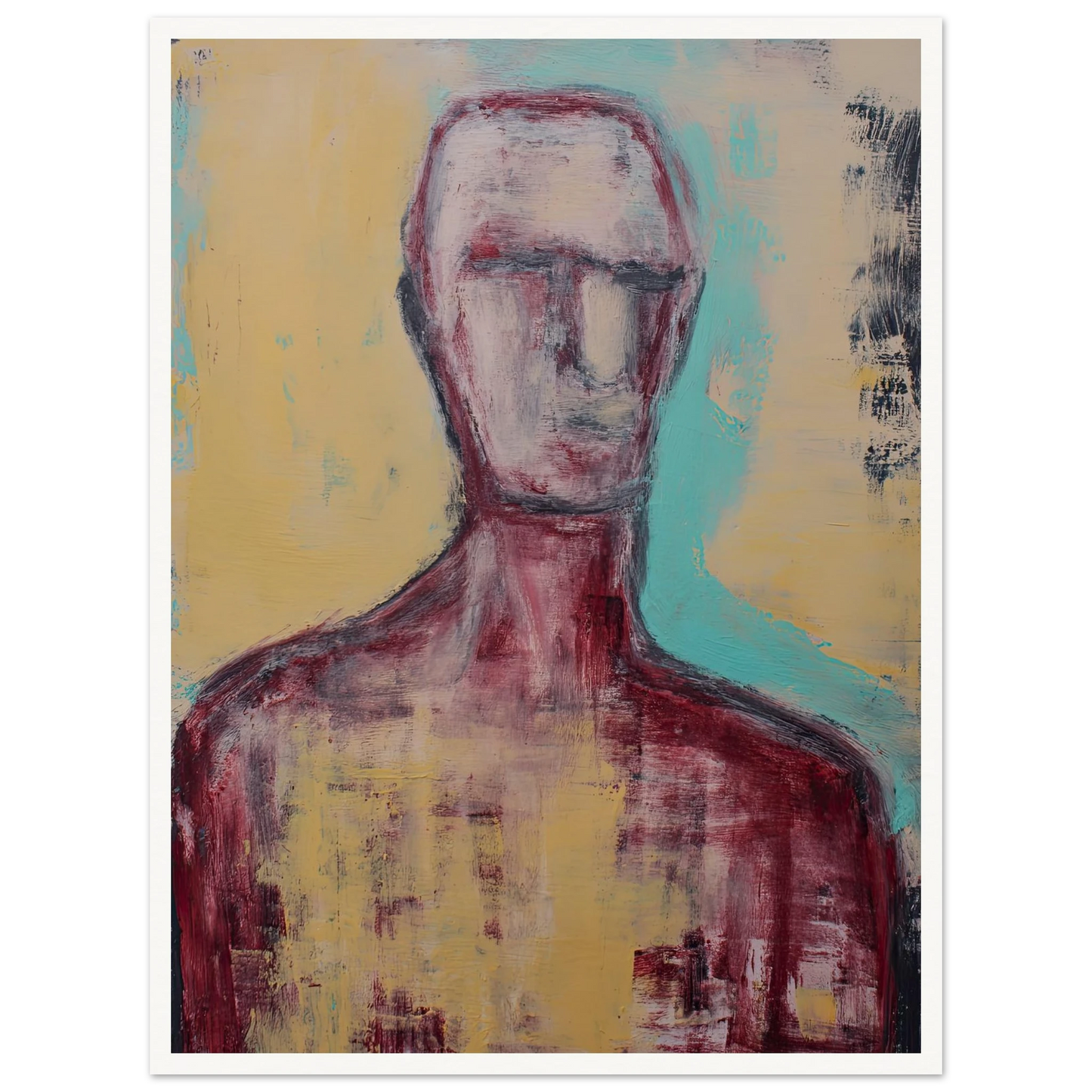 Flesh and Pale Sunlight - Framed Poster - 30x40 cm / 12x16″ - Black frame