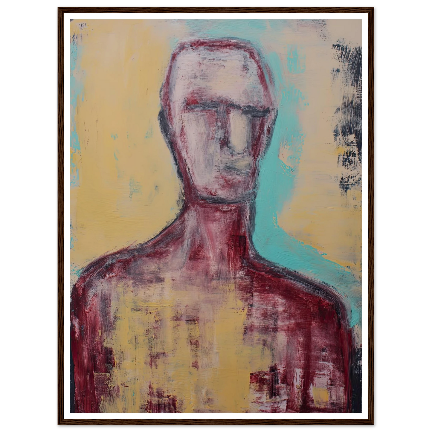 Flesh and Pale Sunlight - Framed Poster - 30x40 cm / 12x16″ - Black frame