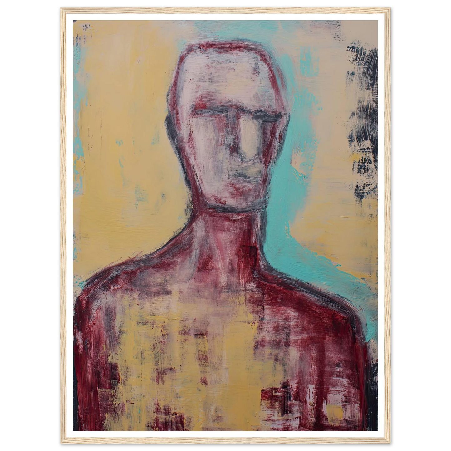 Flesh and Pale Sunlight - Framed Poster - 30x40 cm / 12x16″ - Black frame