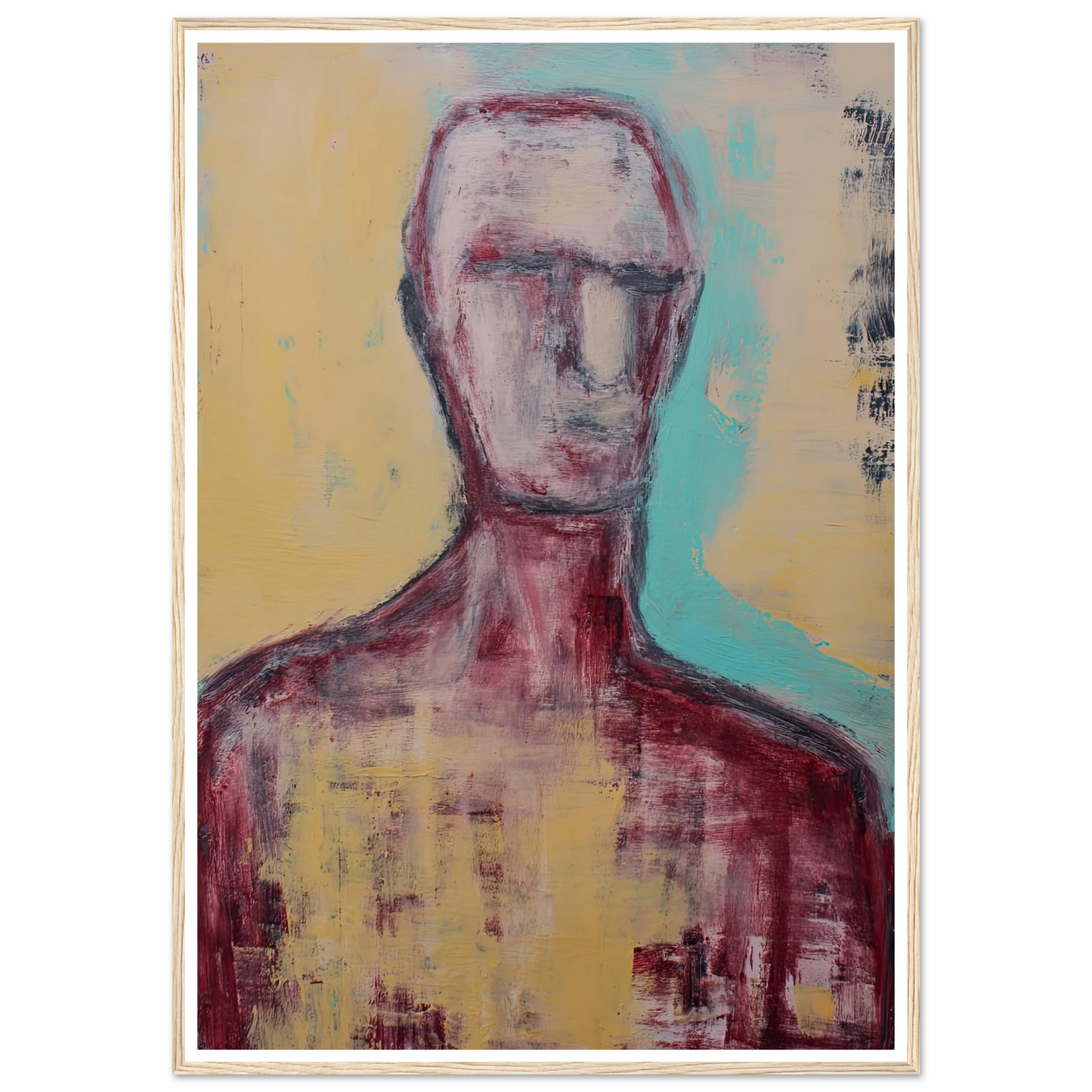 Flesh and Pale Sunlight - Framed Poster - 30x40 cm / 12x16″ - Black frame