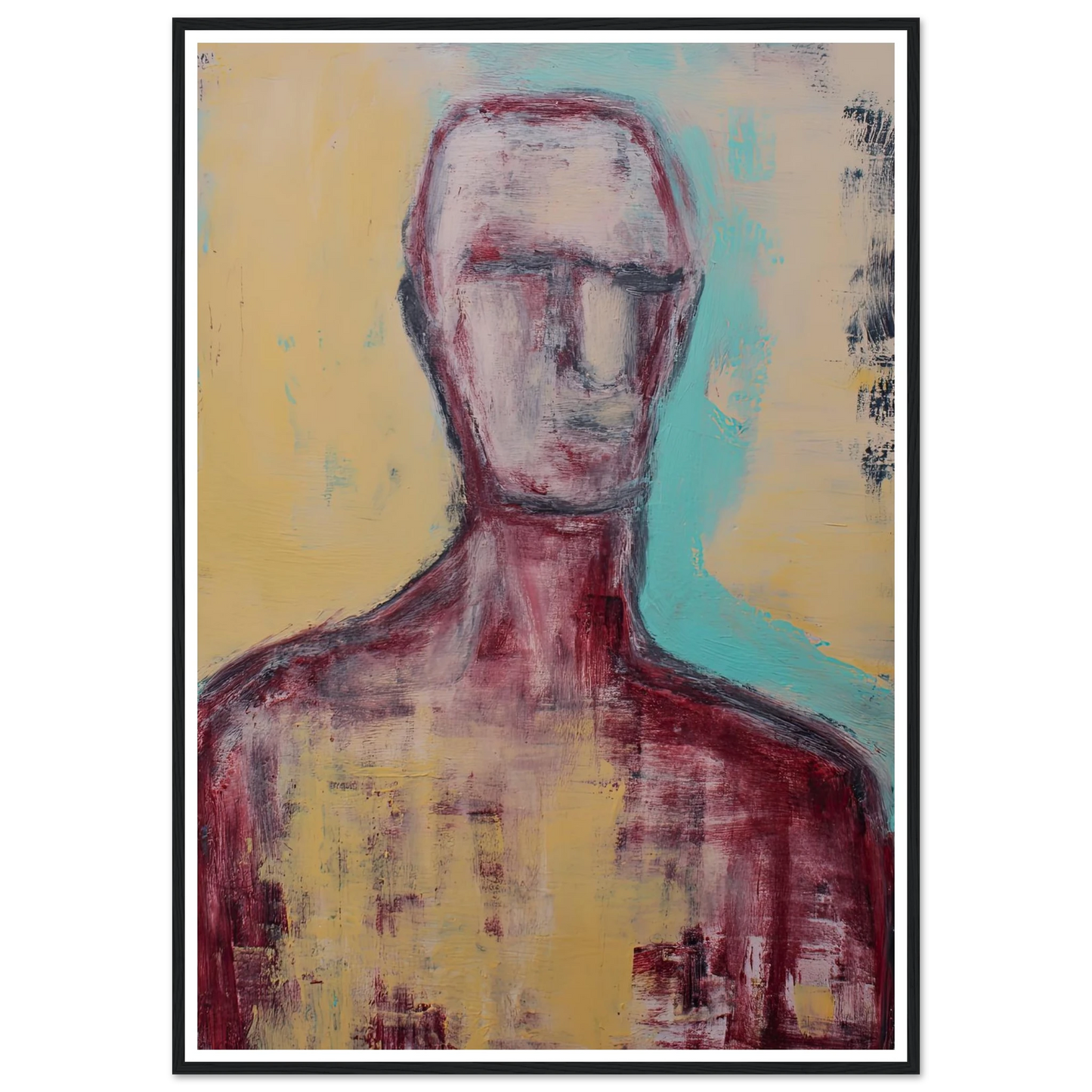 Flesh and Pale Sunlight - Framed Poster - 30x40 cm / 12x16″ - Black frame