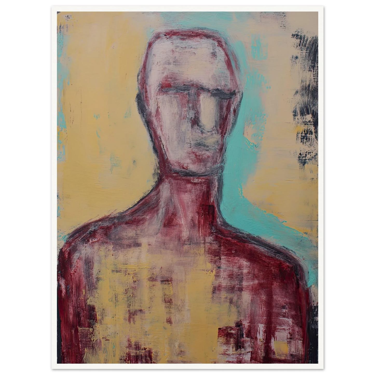 Flesh and Pale Sunlight - Framed Poster - 30x40 cm / 12x16″ - Black frame