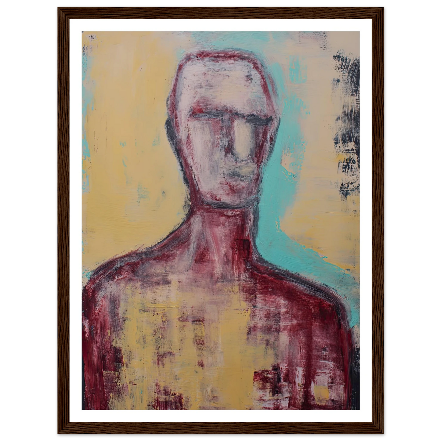 Flesh and Pale Sunlight - Framed Poster - 30x40 cm / 12x16″ - Black frame