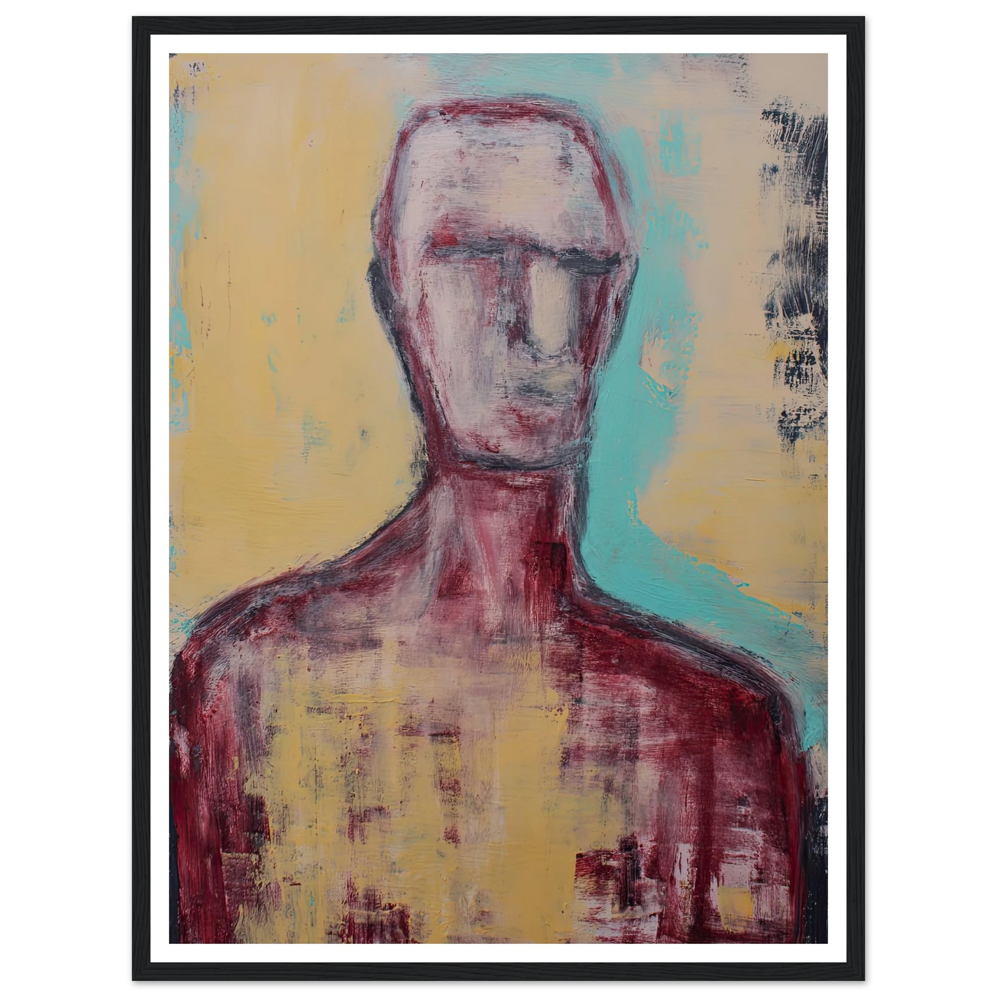 Flesh and Pale Sunlight - Framed Poster - 30x40 cm / 12x16″ - Black frame