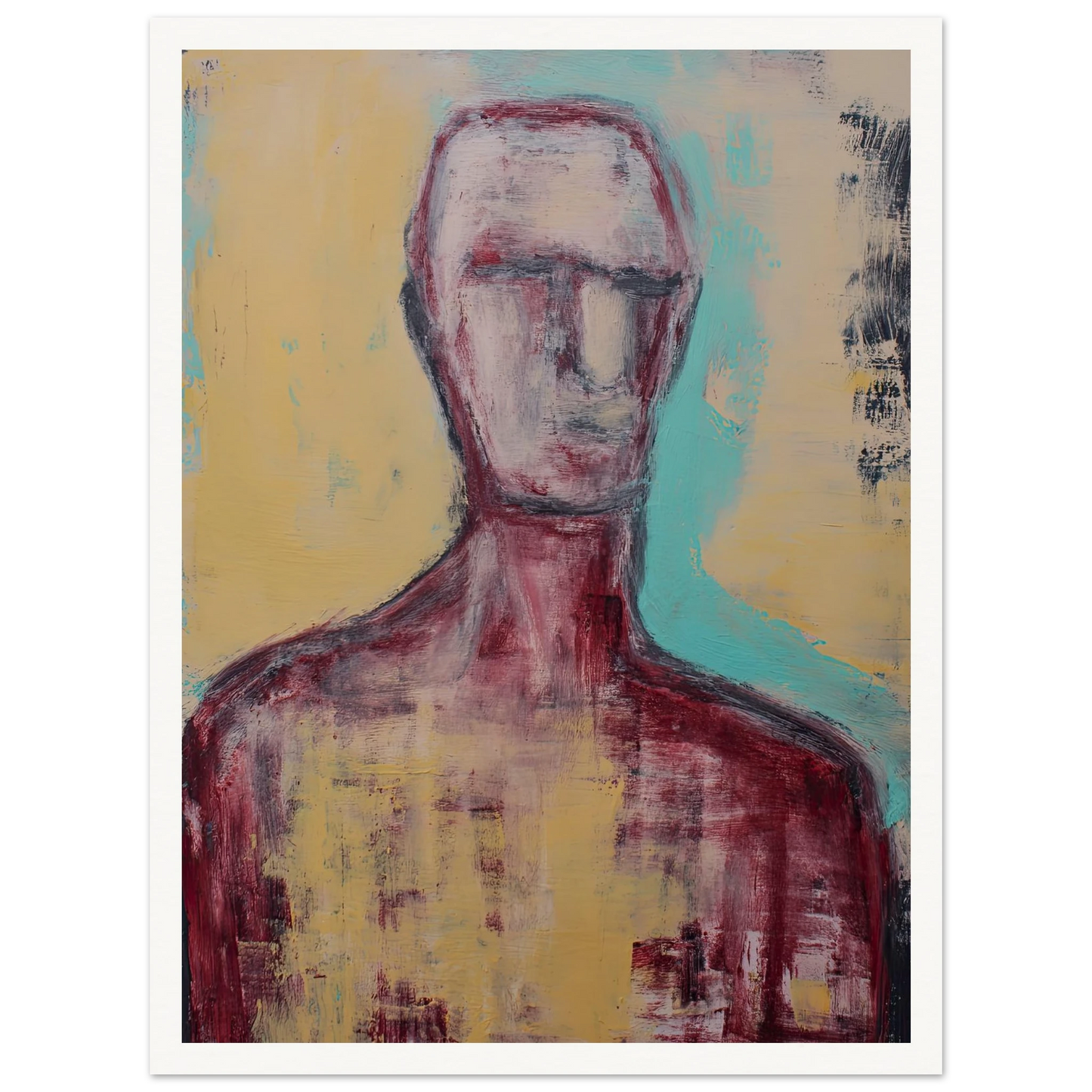 Flesh and Pale Sunlight - Framed Poster - 30x40 cm / 12x16″ - Black frame