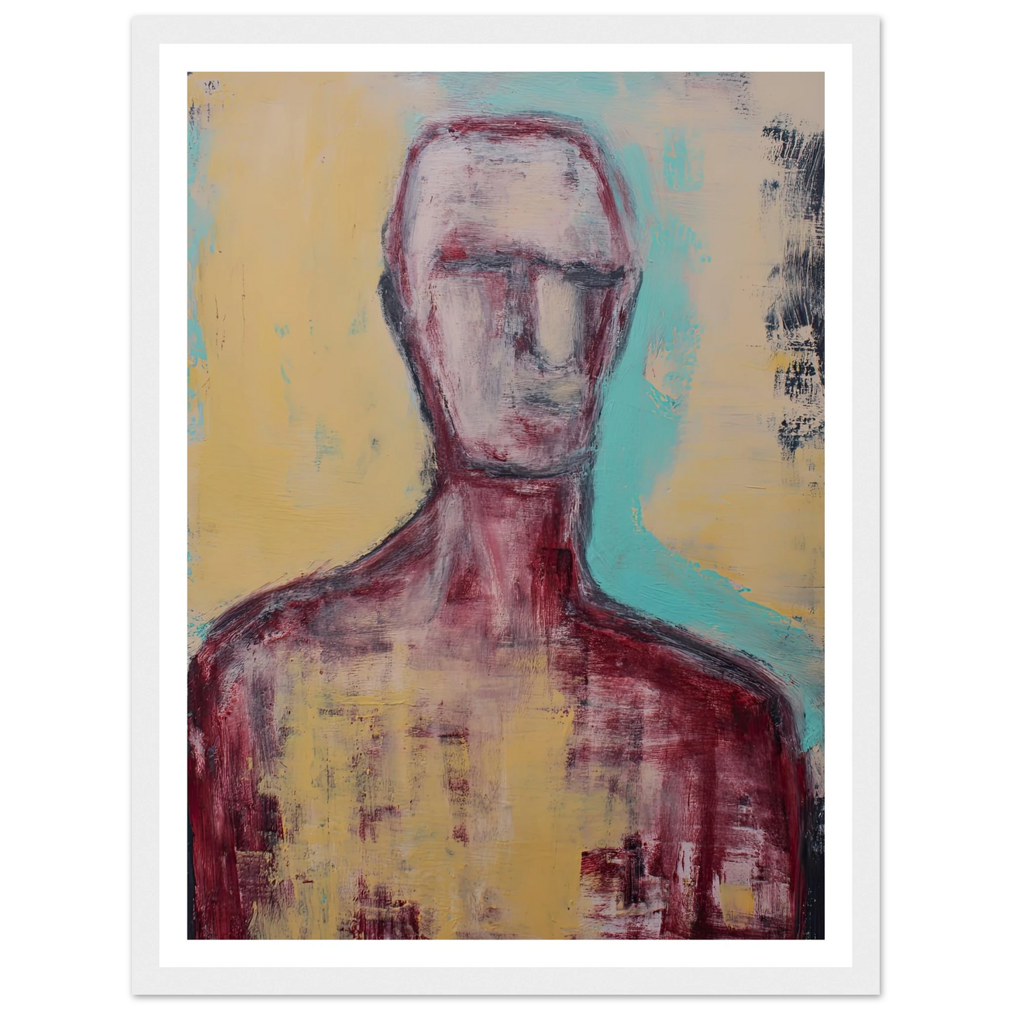 Flesh and Pale Sunlight - Framed Poster - 30x40 cm / 12x16″ - Black frame