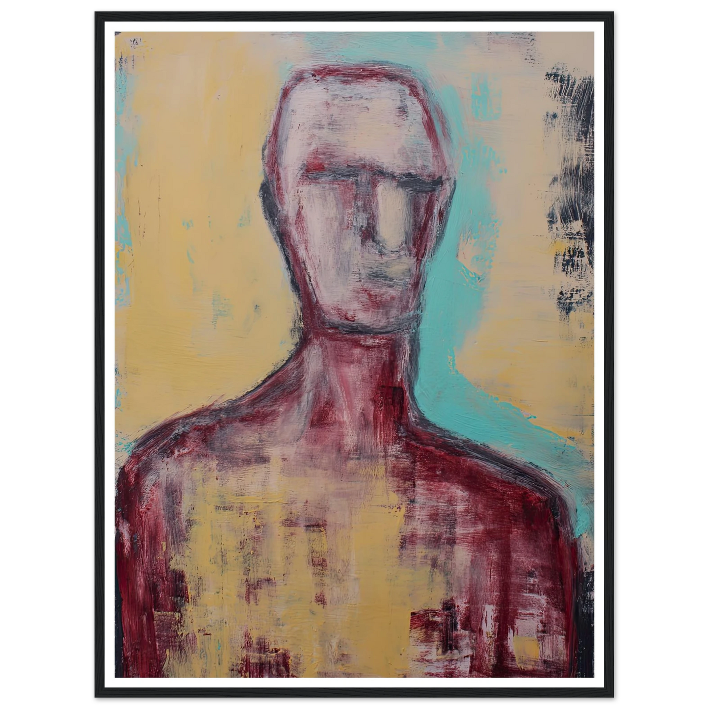 Flesh and Pale Sunlight - Framed Poster - 30x40 cm / 12x16″ - Black frame