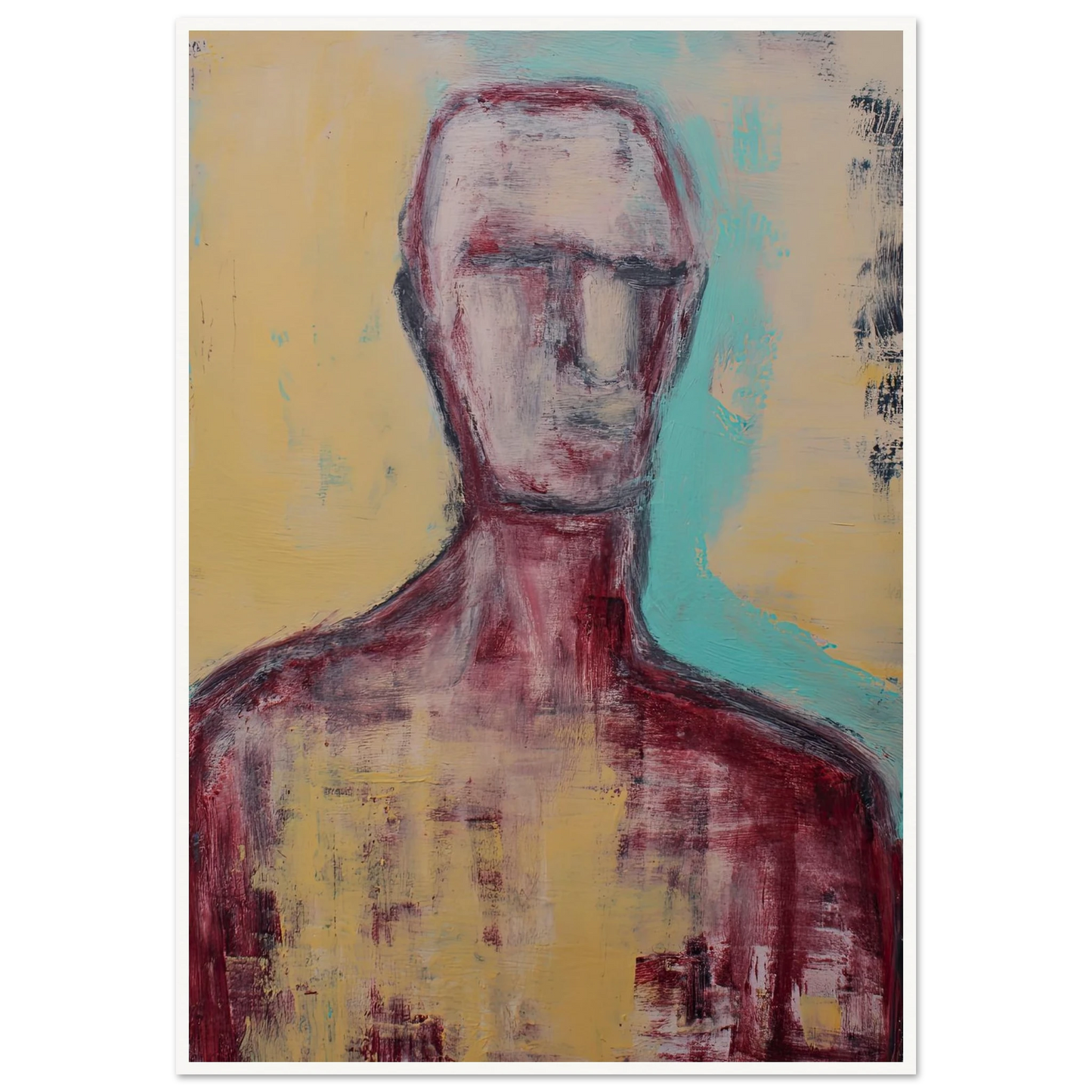 Flesh and Pale Sunlight - Framed Poster - 30x40 cm / 12x16″ - Black frame