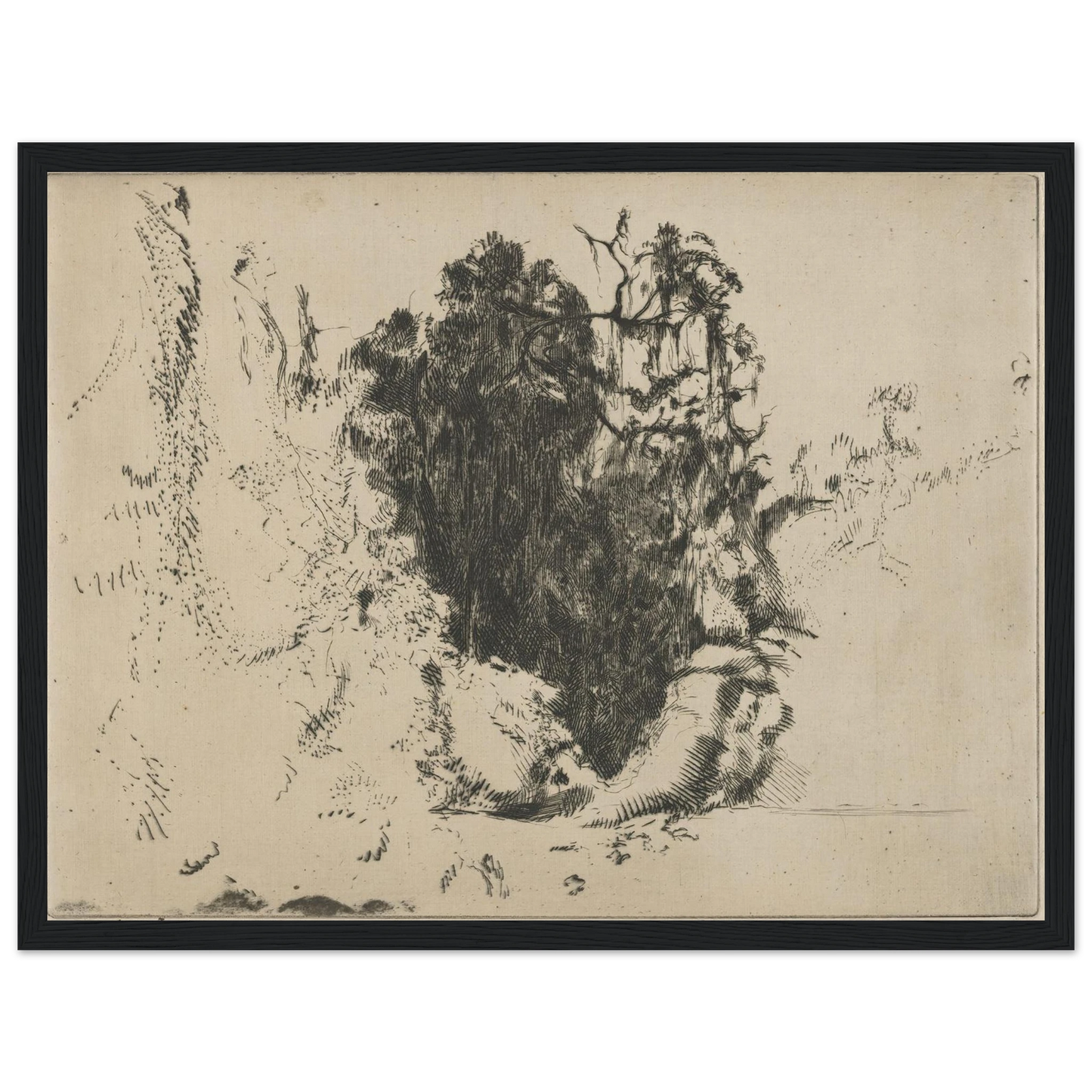 Florida Fantasy (1914-1925) Art Print | Ernest Haskell - Framed Poster - 30x40 cm / 12x16″ - Black frame