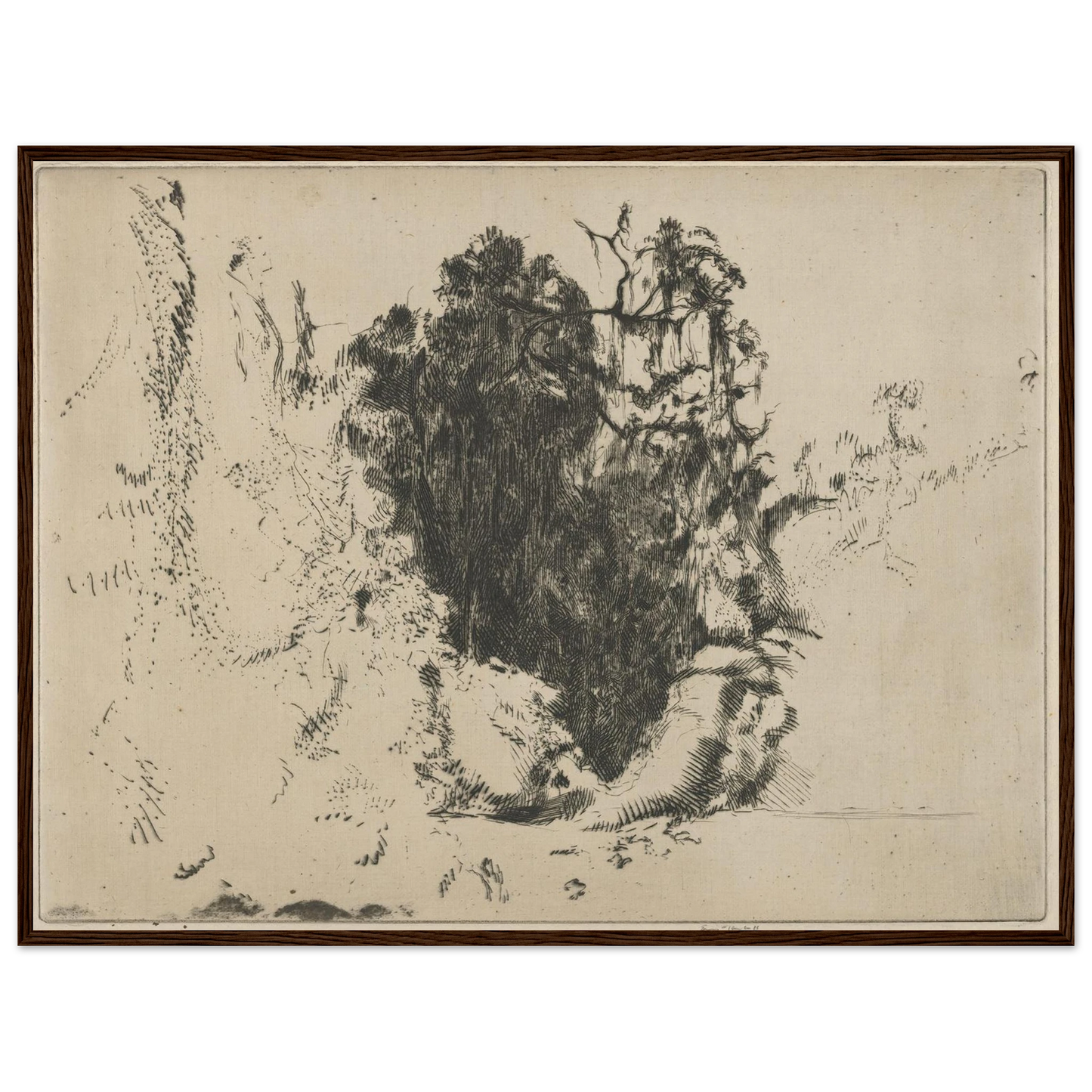 Florida Fantasy (1914-1925) Art Print | Ernest Haskell - Framed Poster - 30x40 cm / 12x16″ - Black frame