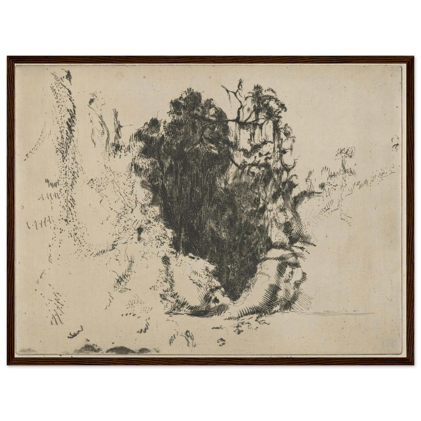 Florida Fantasy (1914-1925) Art Print | Ernest Haskell - Framed Poster - 30x40 cm / 12x16″ - Black frame