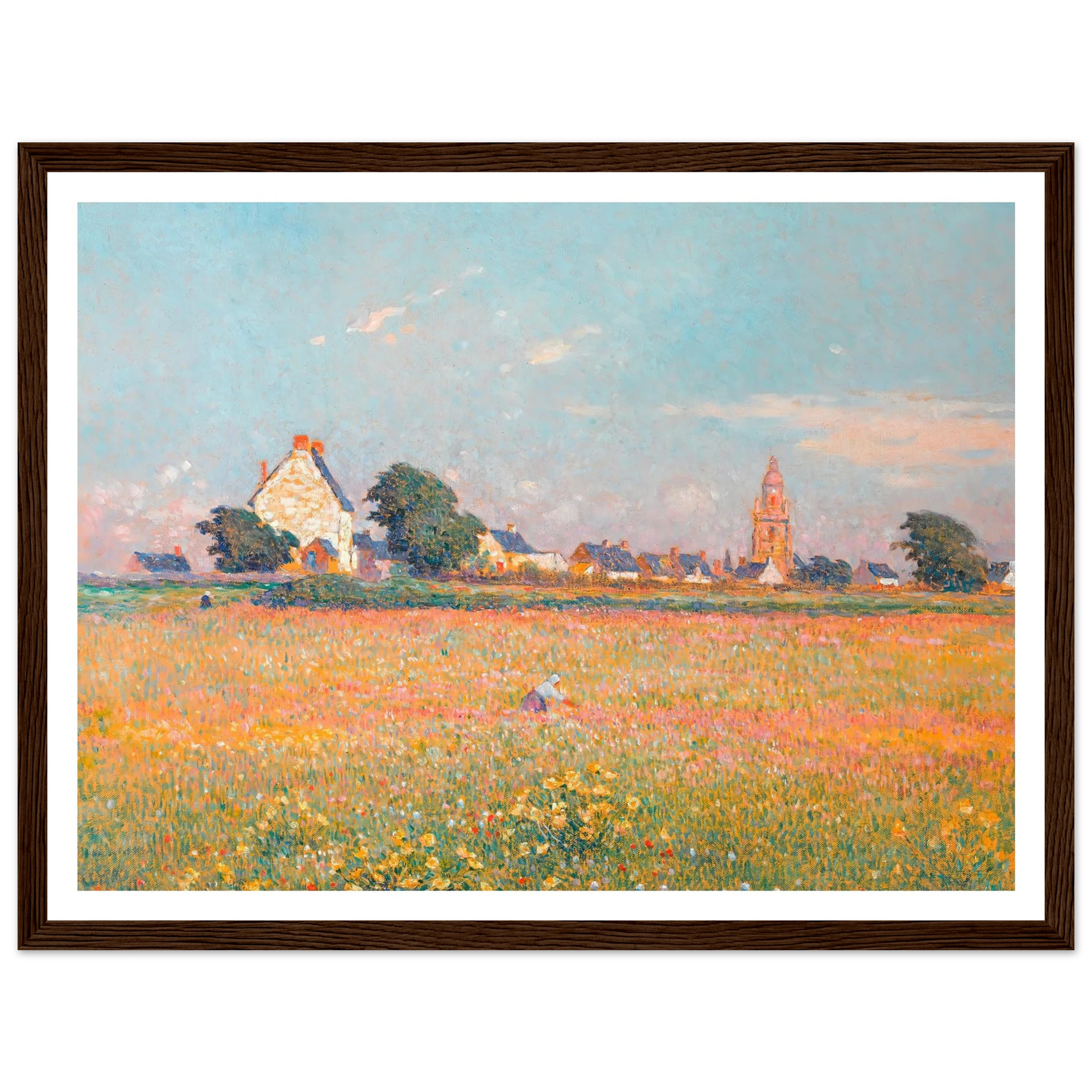 Flower Garden Art Print | Ferdinand du Puigaudeau – Quipham