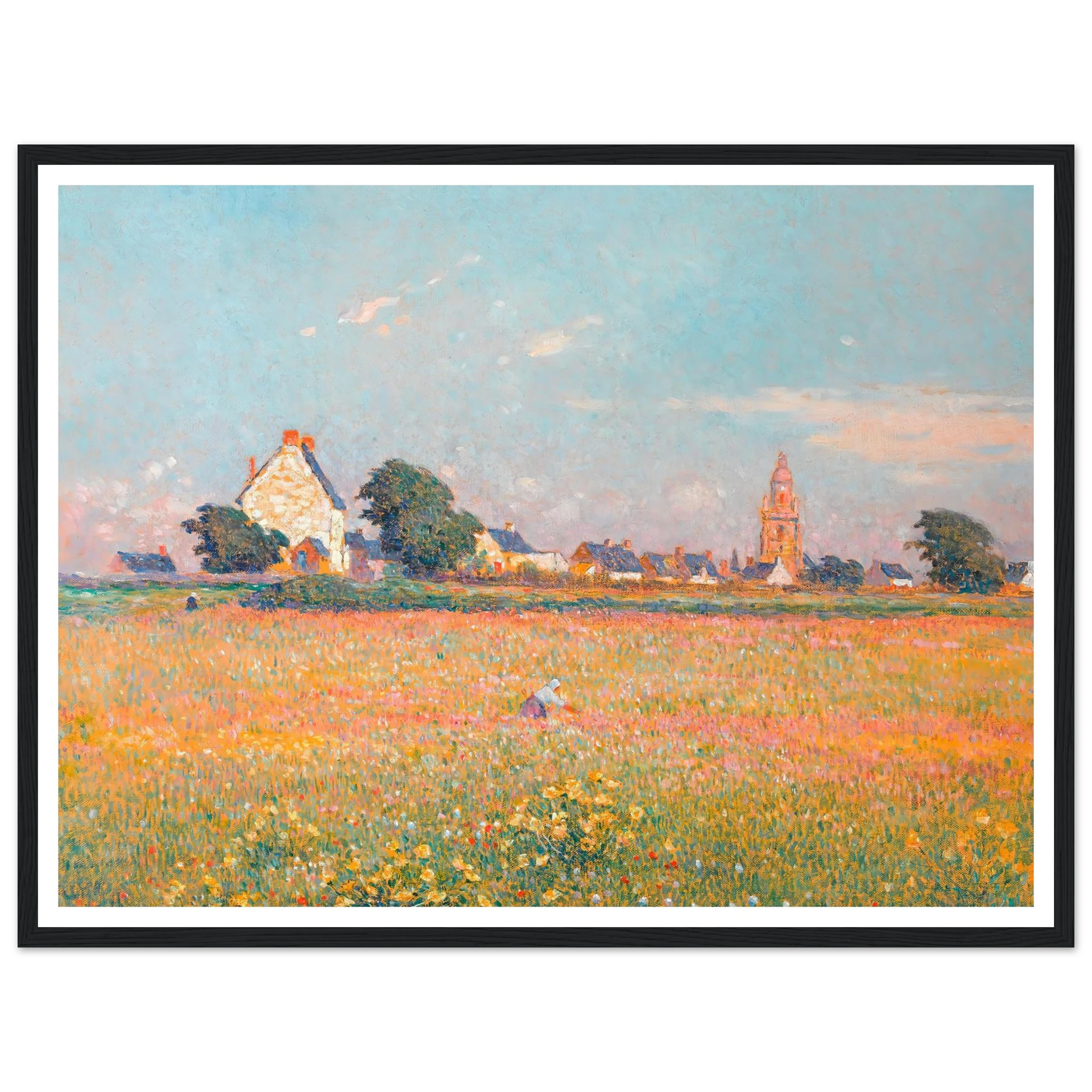 Flower Garden Art Print | Ferdinand du Puigaudeau – Quipham