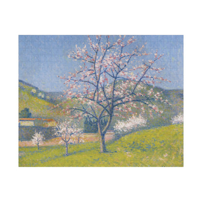 Flowering Trees in Alet-les-Bains Puzzle | Achille Laugé - - 252 pcs (Horizontal) - 
