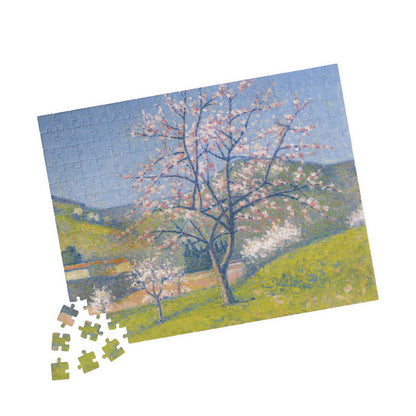 Flowering Trees in Alet-les-Bains Puzzle | Achille Laugé - - 252 pcs (Horizontal) - 