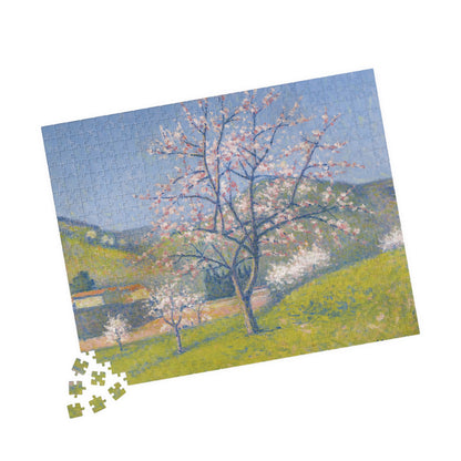 Flowering Trees in Alet-les-Bains Puzzle | Achille Laugé - - 252 pcs (Horizontal) - 