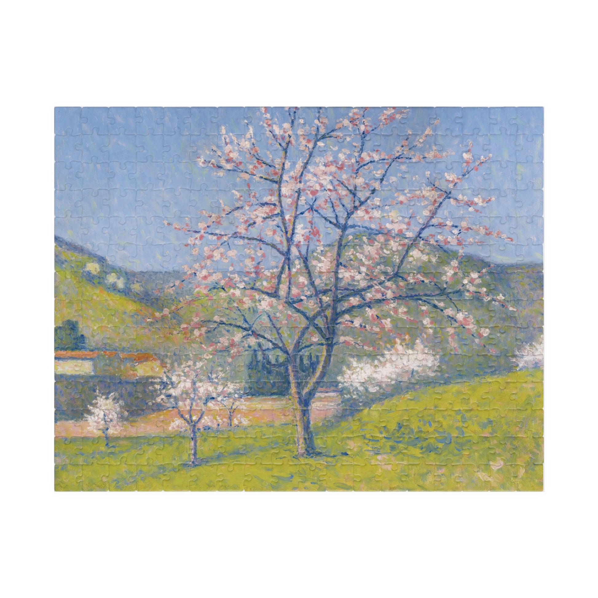 Flowering Trees in Alet-les-Bains Puzzle | Achille Laugé - - 252 pcs (Horizontal) - 