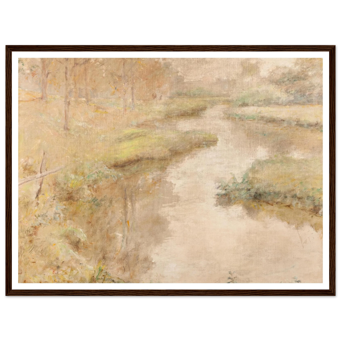 Forest Brook Art Print | Robert Reid - Framed Poster - 30x40 cm / 12x16″ - Black frame