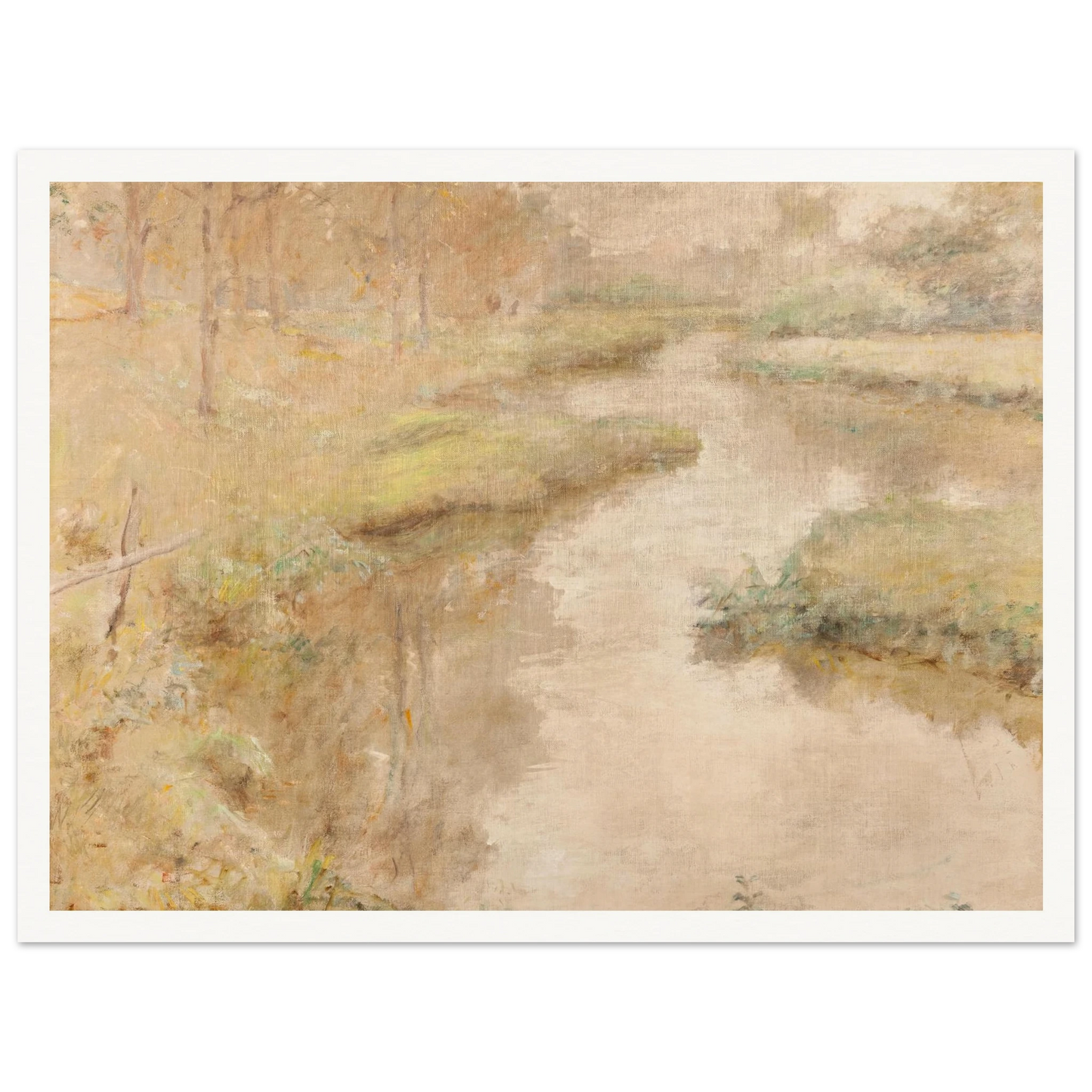 Forest Brook Art Print | Robert Reid - Framed Poster - 30x40 cm / 12x16″ - Black frame