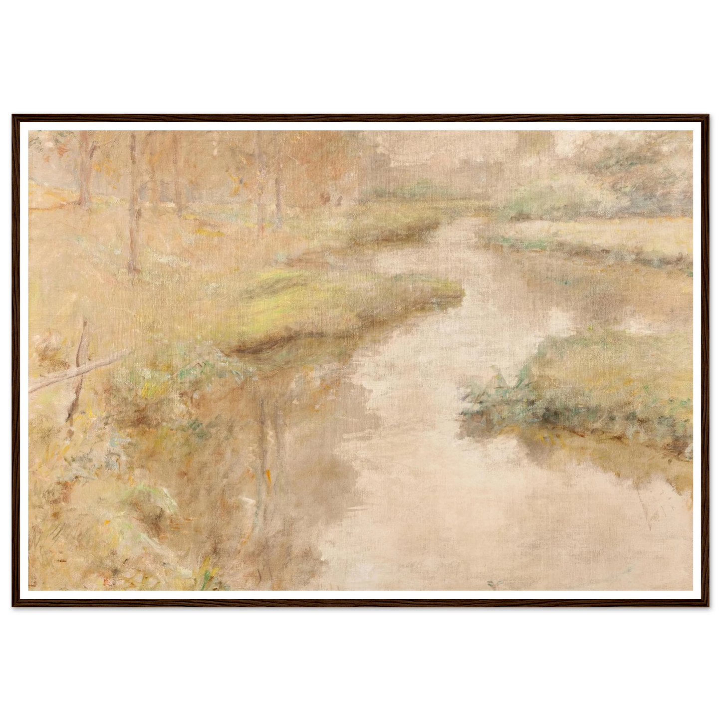 Forest Brook Art Print | Robert Reid - Framed Poster - 30x40 cm / 12x16″ - Black frame