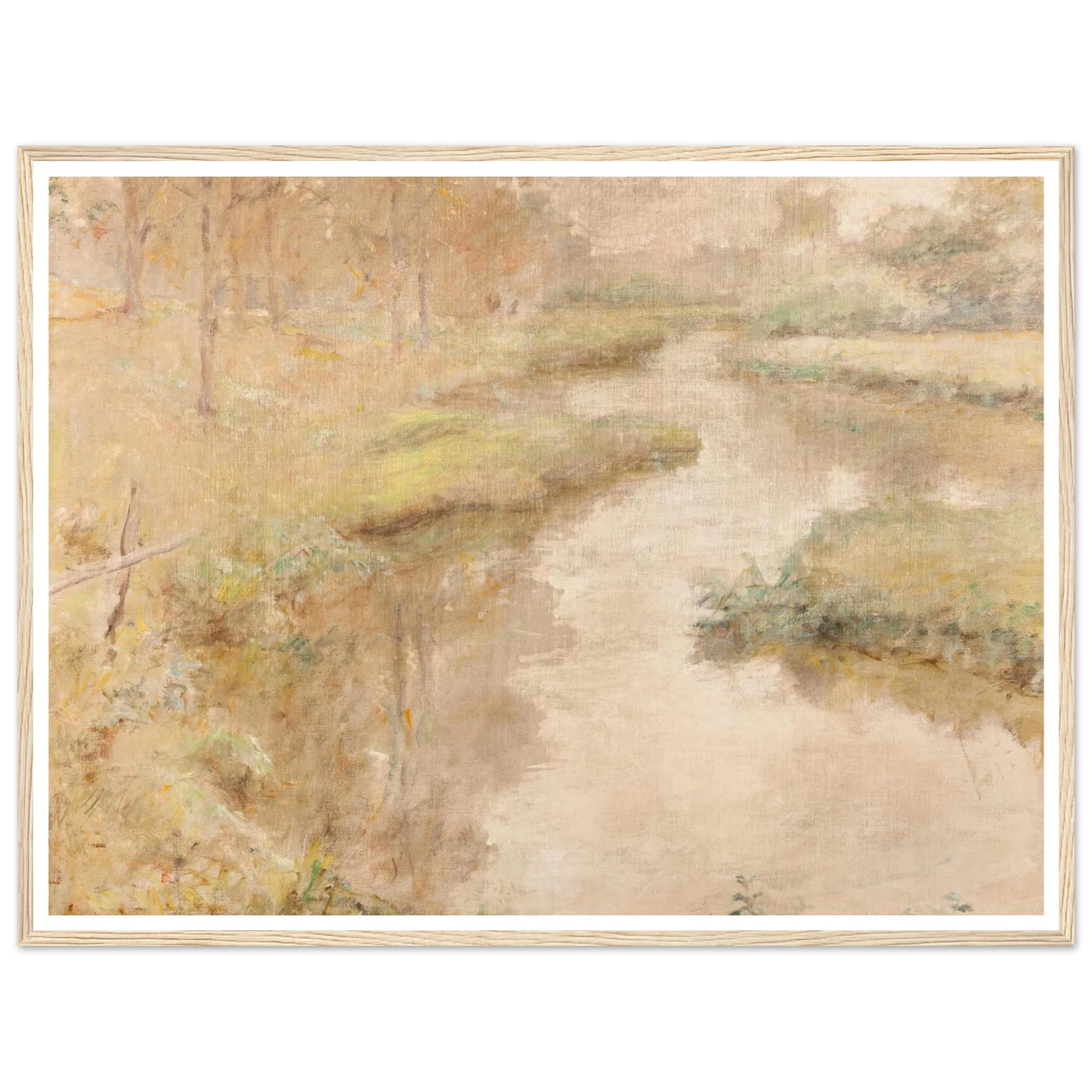 Forest Brook Art Print | Robert Reid - Framed Poster - 30x40 cm / 12x16″ - Black frame