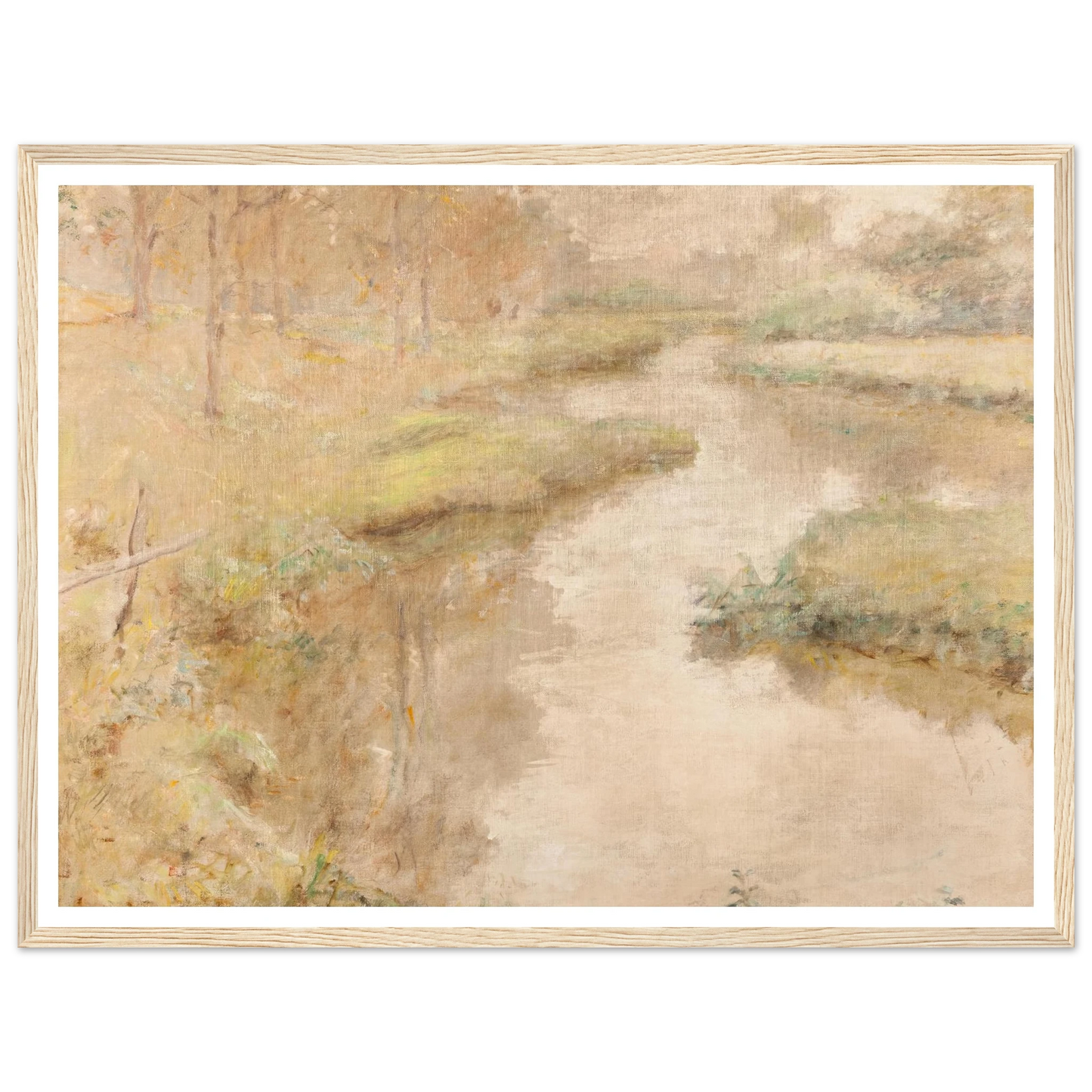 Forest Brook Art Print | Robert Reid - Framed Poster - 30x40 cm / 12x16″ - Black frame