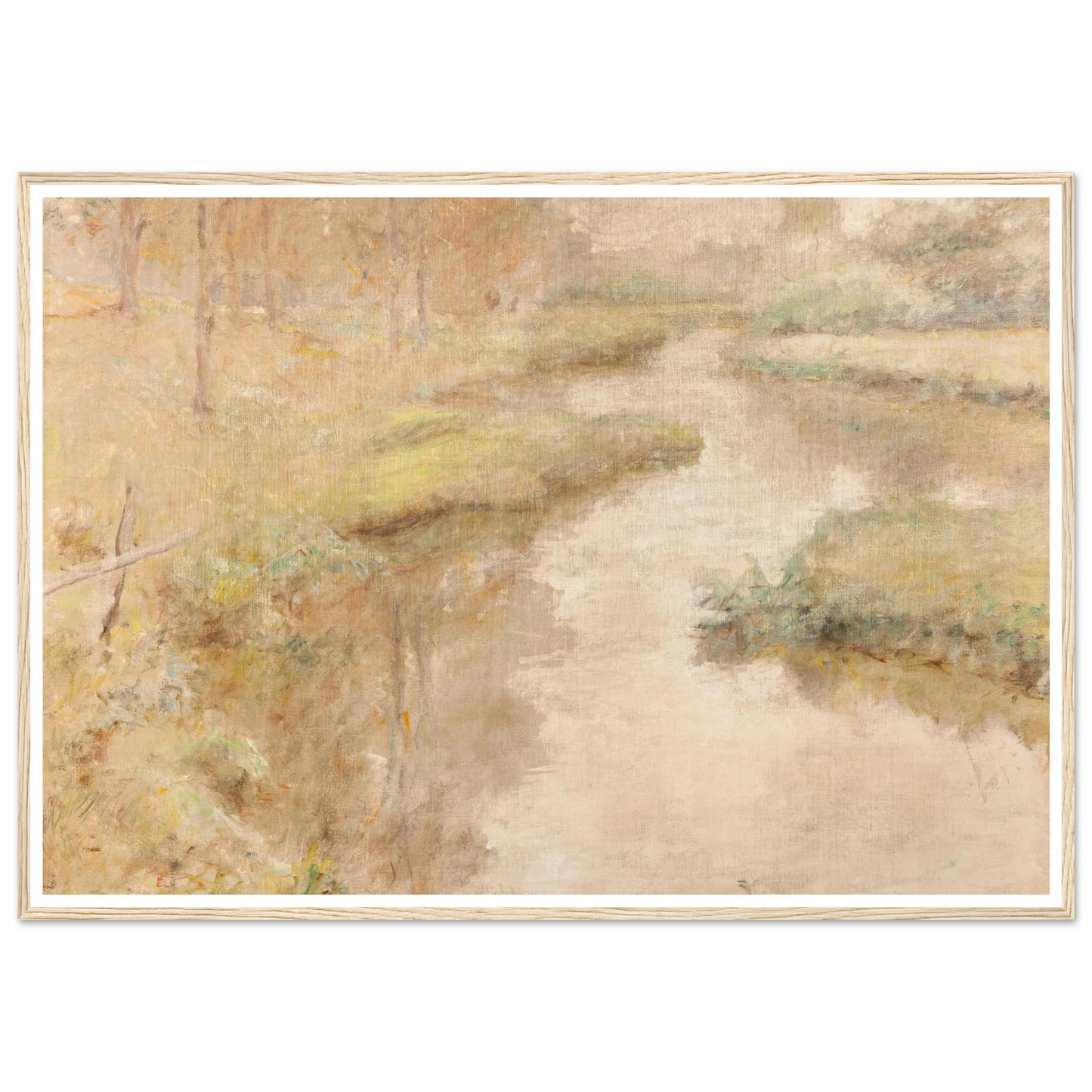 Forest Brook Art Print | Robert Reid - Framed Poster - 30x40 cm / 12x16″ - Black frame