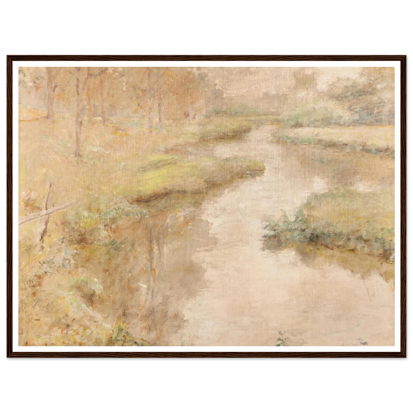 Forest Brook Art Print | Robert Reid - Framed Poster - 30x40 cm / 12x16″ - Black frame