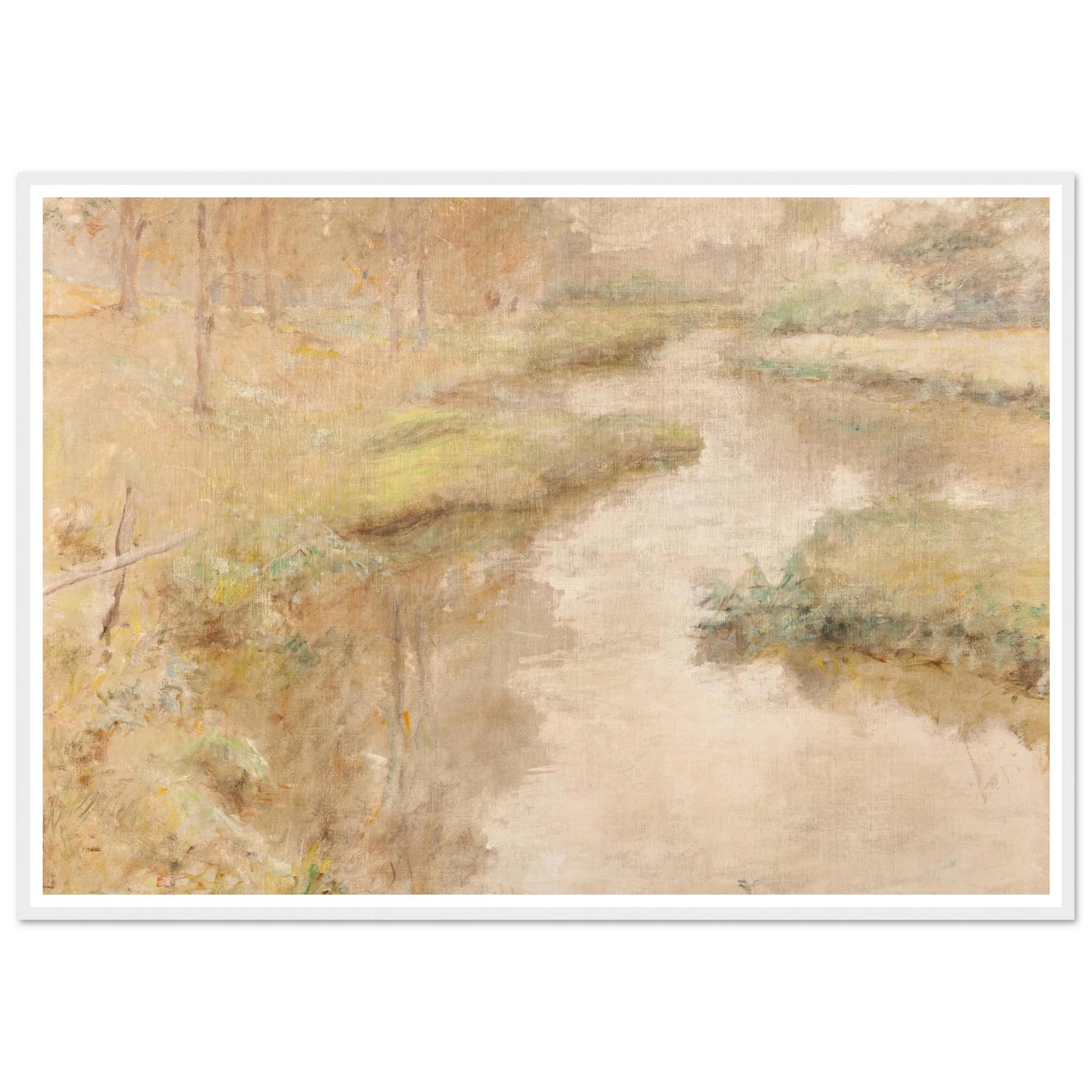 Forest Brook Art Print | Robert Reid - Framed Poster - 30x40 cm / 12x16″ - Black frame