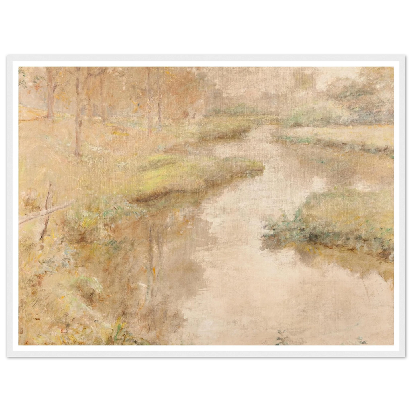 Forest Brook Art Print | Robert Reid - Framed Poster - 30x40 cm / 12x16″ - Black frame