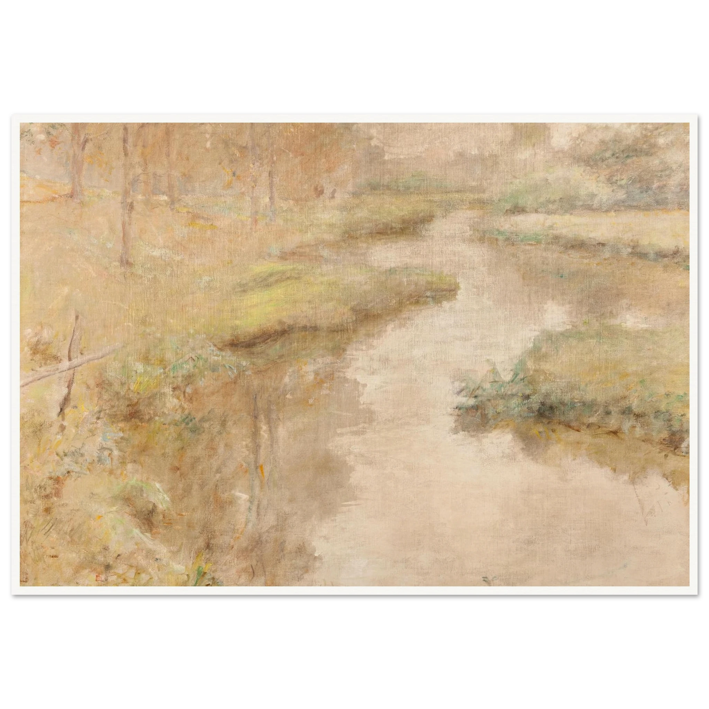 Forest Brook Art Print | Robert Reid - Framed Poster - 30x40 cm / 12x16″ - Black frame