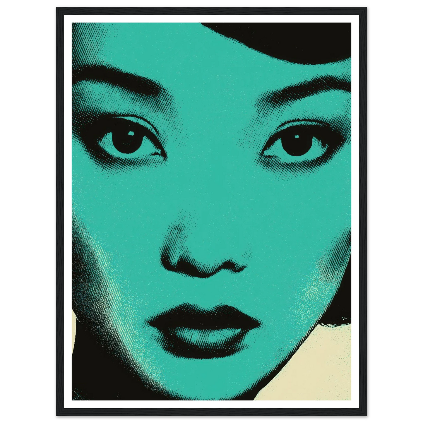 Fornasetti Woman - Framed Poster - 30x40 cm / 12x16″ - Black frame