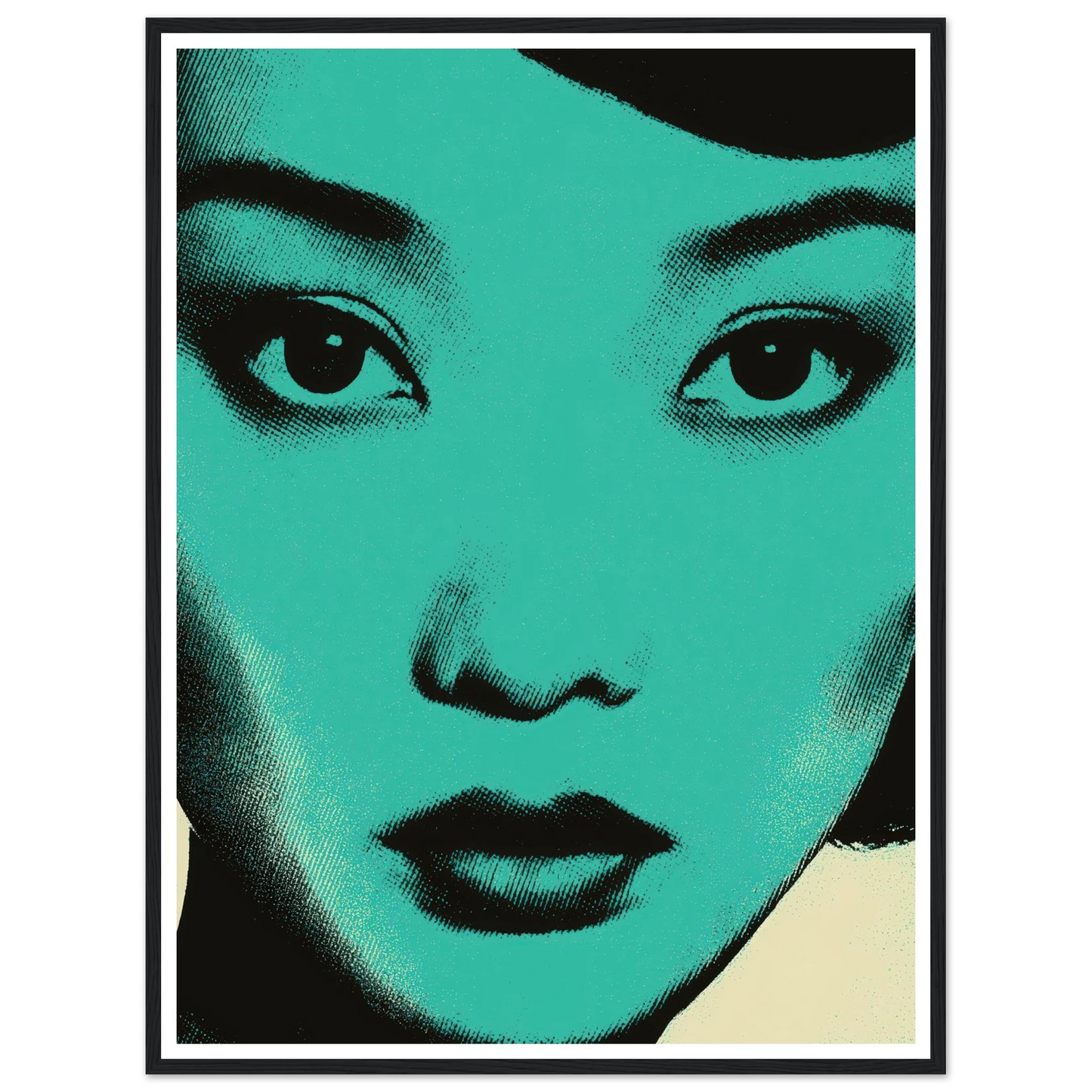 Fornasetti Woman - Framed Poster - 30x40 cm / 12x16″ - Black frame