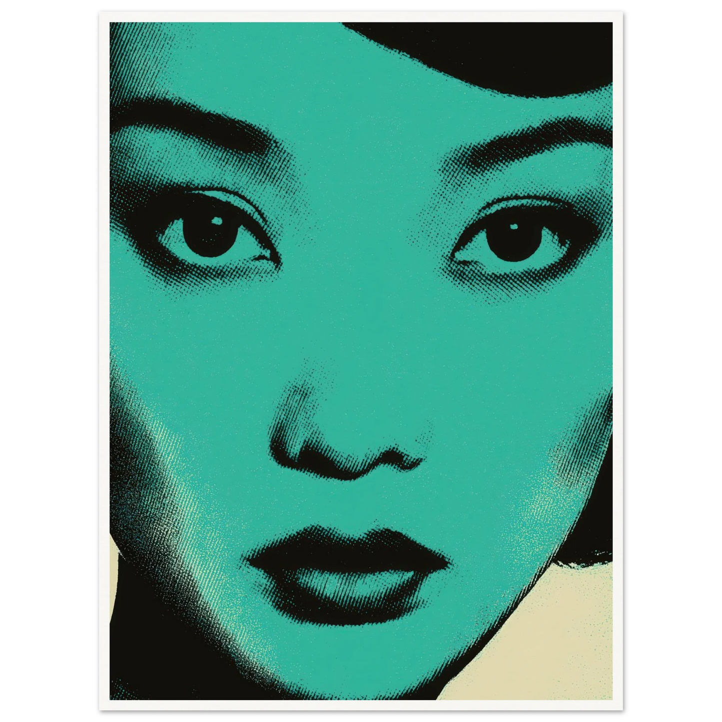 Fornasetti Woman - Framed Poster - 30x40 cm / 12x16″ - Black frame