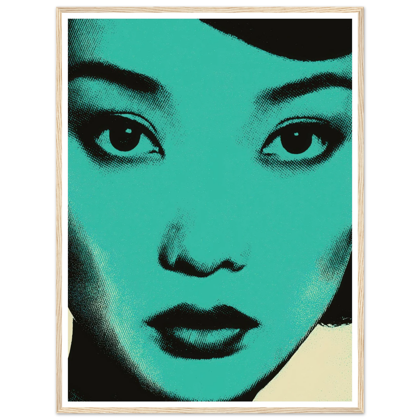 Fornasetti Woman - Framed Poster - 30x40 cm / 12x16″ - Black frame