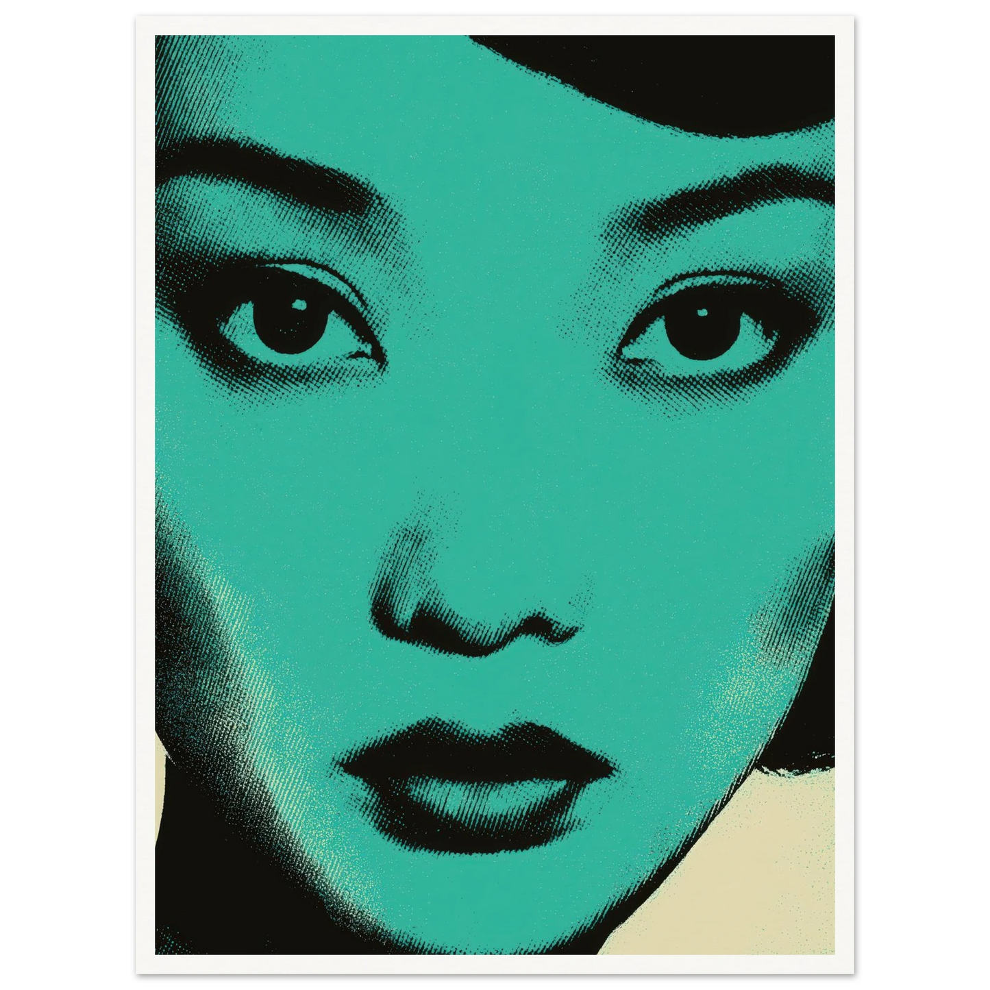 Fornasetti Woman - Framed Poster - 30x40 cm / 12x16″ - Black frame