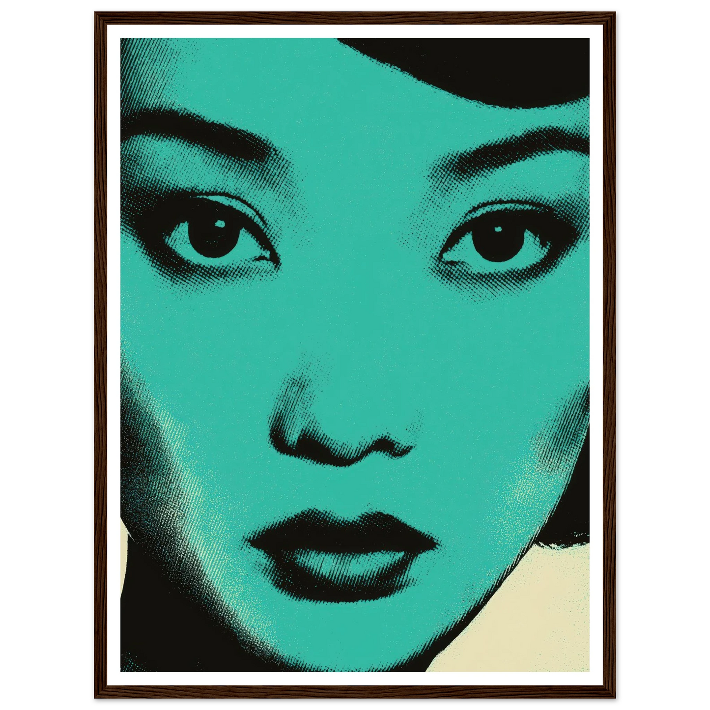 Fornasetti Woman - Framed Poster - 30x40 cm / 12x16″ - Black frame