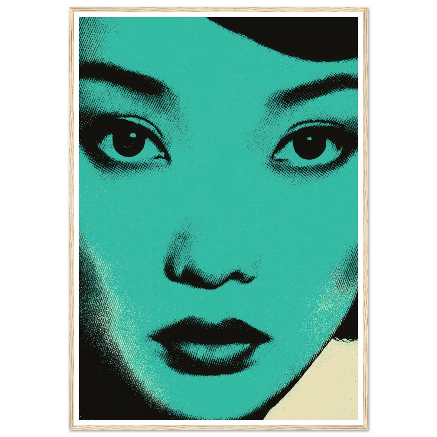 Fornasetti Woman - Framed Poster - 30x40 cm / 12x16″ - Black frame