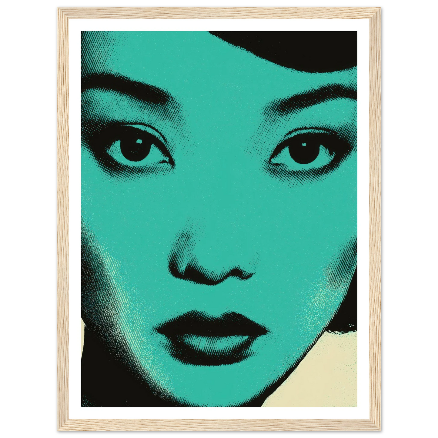 Fornasetti Woman - Framed Poster - 30x40 cm / 12x16″ - Black frame