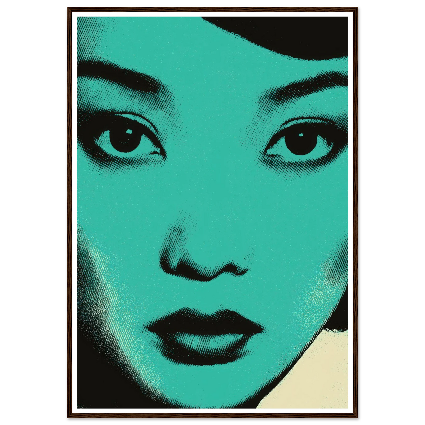 Fornasetti Woman - Framed Poster - 30x40 cm / 12x16″ - Black frame